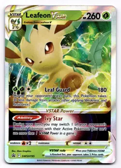 Leafeon VSTAR - SWSH: Sword & Shield Promo Cards - Pokemon NM SWSH195 - Image 1