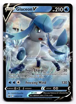 Glaceon V SWSH: Sword & Shield Promo Cards - Pokemon NM SWSH196 - Image 1