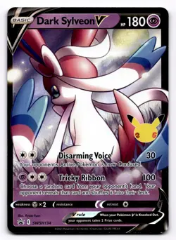 Dark Sylveon V SWSH: Sword & Shield Promo Cards - Pokemon NM SWSH134 - Image 1
