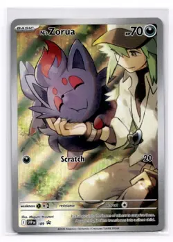 N's Zorua SV: Scarlet & Violet Promo Cards - Pokemon NM 189 - Image 1