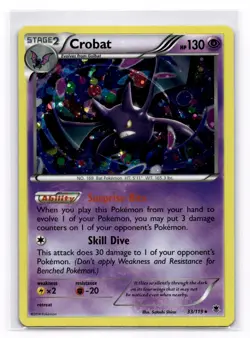 Crobat - (Cosmos Holo) Miscellaneous Cards & Products - Pokemon NM 033/119 - Image 1