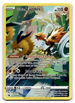 Galarian Zapdos SWSH: Sword & Shield Promo Cards - Pokemon NM SWSH283 - Image 1