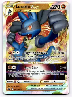 Lucario VSTAR SWSH: Sword & Shield Promo Cards - Pokemon NM SWSH214 - Image 1