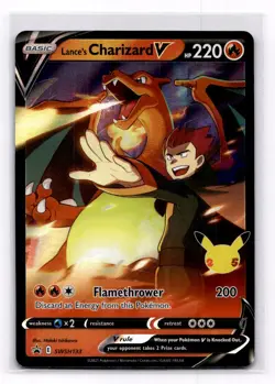Lance's Charizard V - SWSH: Sword & Shield Promo Cards - Pokemon NM SWSH133 - Image 1