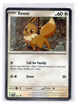 Eevee - 200 (Cosmos Holo) SV: Scarlet & Violet Promo Cards - Pokemon NM SVP 200 - Image 1