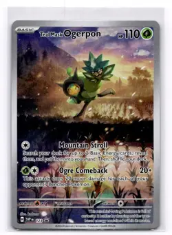 Teal Mask Ogerpon SV: Scarlet & Violet Promo Cards - Pokemon NM 123 - Image 1