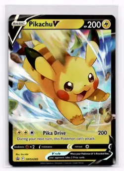Pikachu V SWSH: Sword & Shield Promo Cards - Pokemon NM SWSH285 - Image 1