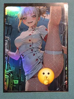 Spicy Waifu Card - Nurse Toga- Goddess ACG Custom DIY Fan Art Card NSFW - Image 1