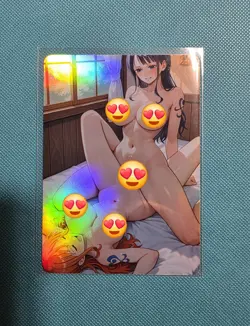 Spicy Waifu Card - Nico Robin, Nami- Goddess ACG Custom DIY Fan Art Card NSFW - Image 1