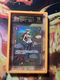 One Piece Card Nami SP OP01-016 Awakening Of New Era OP05 JAP BGS 10 Black Label - Image 1