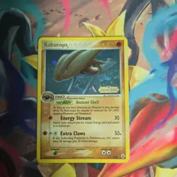 Kabutops 7/92 Holo Legend Maker Set REV Holo Pokemon Card TCG Damaged - Image 1