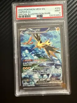 Pokemon Zapdos EX TCG Holo Rare Card 192/165 SV Scarlet & Violet 151 - Image 1