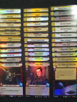 STAR WARS UNLIMITED SECRETS OF POWER 70 RARE FOIL CARDS - Image 2