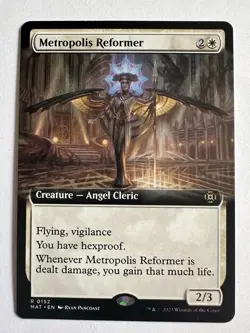 MTG Metropolis Reformer Extended Art March of the Machine: The Aftermath #152 NM - Image 1