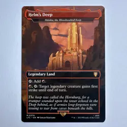 MTG Helm's Deep - Shinka, the Bloodsoaked Keep #374 NM Magic Lord of the Rings - Image 1
