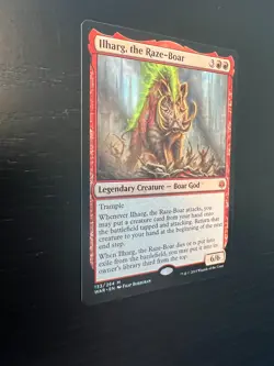 Ilharg, the Raze-Boar, War of the Spark expansion, Mythic rare, NM, MTG - Image 2