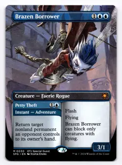 Brazen Borrower (Borderless) SPG 30 - - NM - Magic the Gathering - Image 1