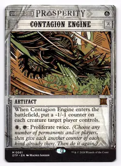 Contagion Engine OTP 61 - - NM - Magic the Gathering - Image 1