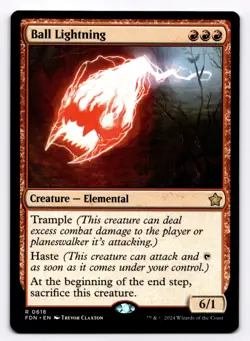 Ball Lightning FDN 618 - - NM - Magic the Gathering - Image 1