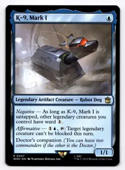 K-9, Mark I -WHO- 47 Normal NM - Magic: The Gathering - Image 1