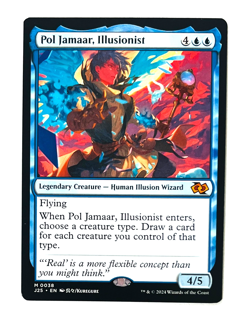 Pol Jamaar, Illusionist (Anime) #38 | NM | Foundations Jumpstart Magic MTG - Image 1
