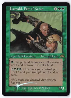 Kamahl, Fist of Krosa (Retro Frame) M Dominaria Remastered 344 NM - Image 1
