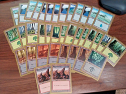 37x Basic Land World Championships - various decks from 1997-2002 - MTG - Image 1