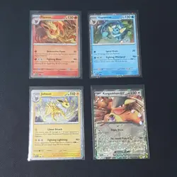 Pokemon TCG SVP 055, SVP 167, SVP 168, SVP 169 Black Star Promos x 4 - Image 1