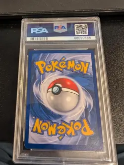 2000 WOTC POKEMON LEAGUE TEAM ROCKET'S MEOWTH #18 BLACK STAR PROMO HOLO PSA 9 - Image 2