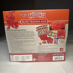 Pokemon Sword & Shield Battle Styles Elite Trainer Box ETB Lot of 2 New! Sealed! - Image 5