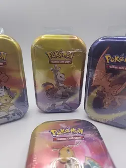 Pokemon TCG Kanto Power Mini Tins [ 4 TINS ] NEW. free shipping - Image 1