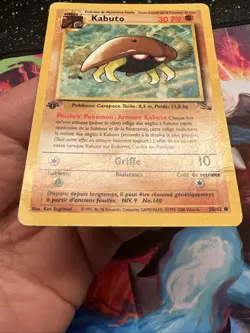 Carte pokemon wizard fossile edition 1 ed1 francais vf fr Kabuto 50/62 - Image 5