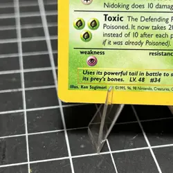 1999 Pokemon Base Set Nidoking Holo 11/102 - Unlimited WotC Vintage HP - Image 4