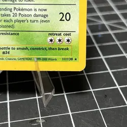 1999 Pokemon Base Set Nidoking Holo 11/102 - Unlimited WotC Vintage HP - Image 5