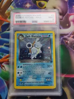 2000 Pokemon Rocket Dark Blastoise Holo 3/82 PSA 9 - Image 1