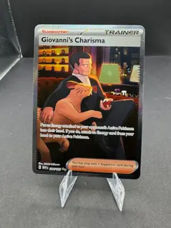 Giovanni's Charisma 204/165 Pokemon Scarlet & Violet 151 NM - Image 1