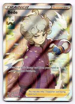 Bede (Full Art) SWSH01: Sword & Shield Base Set - Pokemon NM 199/202 - Image 1