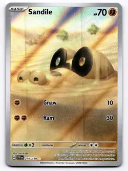 Sandile SV01: Scarlet & Violet Base Set - Pokemon NM 216/198 - Image 1