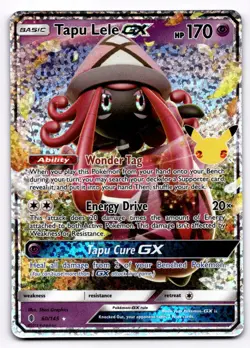 Tapu Lele GX Celebrations: Classic Collection - Pokemon NM 60/145 - Image 1