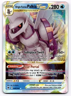 Origin Forme Palkia VSTAR SWSH10: Astral Radiance - Pokemon NM 040/189 - Image 1