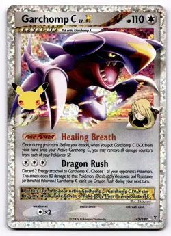 Garchomp C LV.X Celebrations: Classic Collection - Pokemon NM 145/147 - Image 1