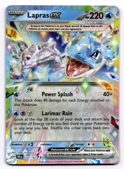 Lapras ex - SV07: Stellar Crown - Pokemon NM 032/142 - Image 1