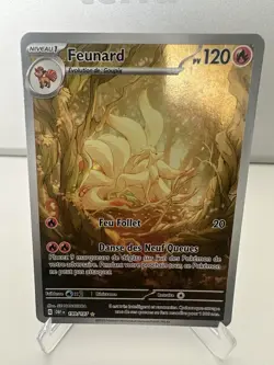 Carte Pokemon Feunard AR 199/197 EV03 Flammes Obsidiennes Fr Neuve - Image 1