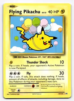 Flying Pikachu XY - Evolutions - Pokemon NM 110/108 - Image 1