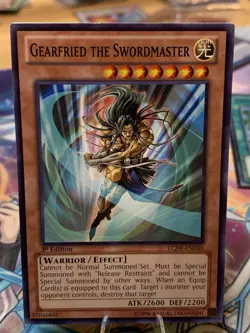 Gearfried the Swordmaster LCJW-EN040 Yu-Gi-Oh Legendary Collection 4 1st Edition - Image 1