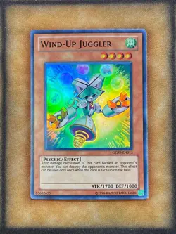 Yugioh Wind-Up Juggler GENF-EN015 Super Rare LP - Image 1