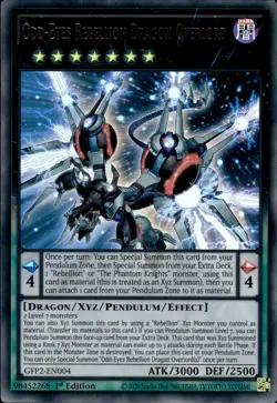 Odd-Eyes Rebellion Dragon Overlord - Ultra Rare 1st Ed. GFP2-EN004 - NM - YuGiOh - Image 1