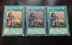 3x Upstart Goblin Yugioh Card Playset - Different Sets & Condition - Image 1