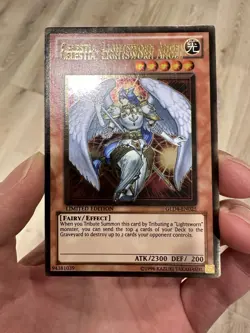 Yugioh Misprint Double Name Error Celestia Lightsworn Angel GLD4 LP Gold Series - Image 2