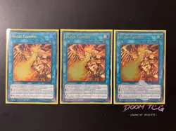 Yugioh! Blaze Cannon LED7-EN005 1st Ed UR “(x3) Ra Deck Support” - Image 1